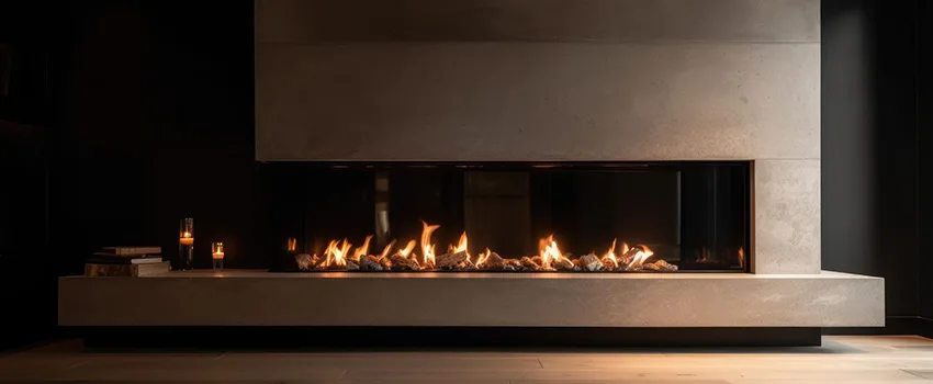 Gas Fireplace Ember Bed Design Services in Johns Creek, Georgia