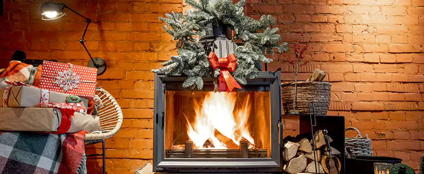 Travis Industries Linear Gas Fireplace Installation in Johns Creek, Georgia